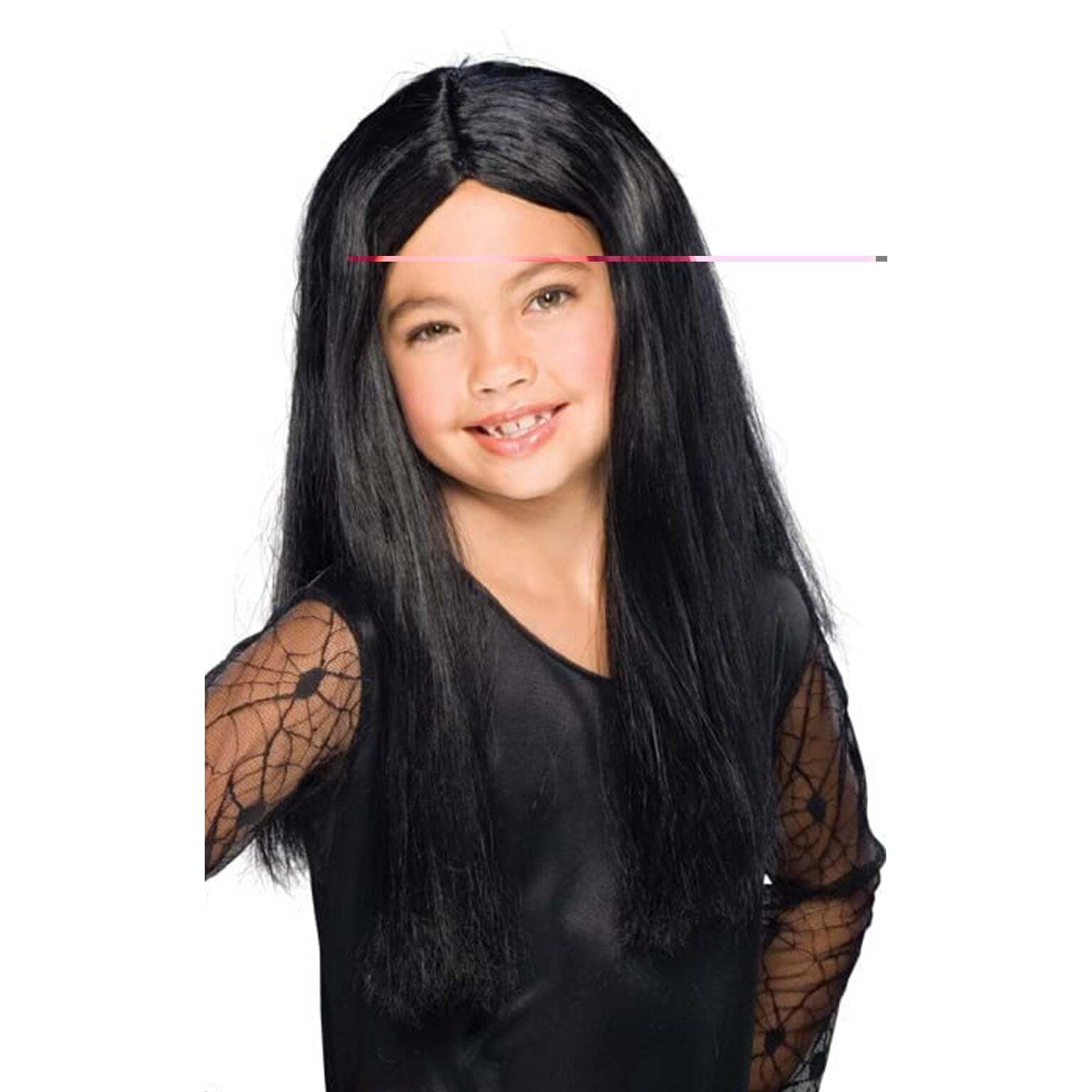 Witch Wig Child Long Black 1