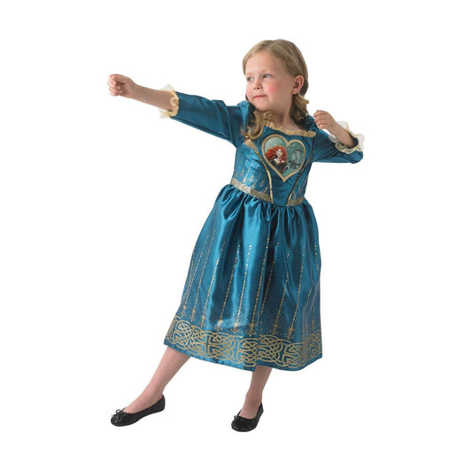 Loveheart Merida Girls Princess Dress 1