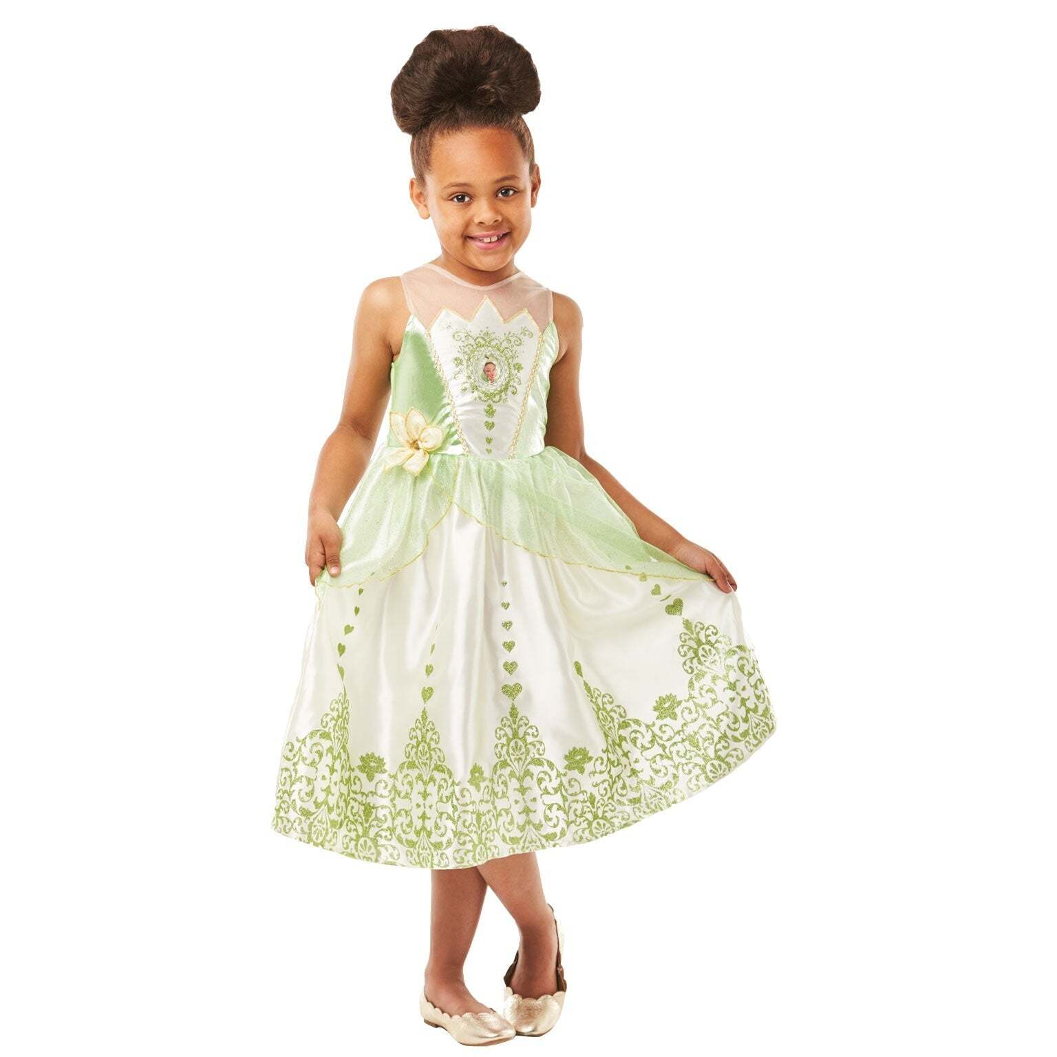 Gem Princess Tiana Kids Costume 1