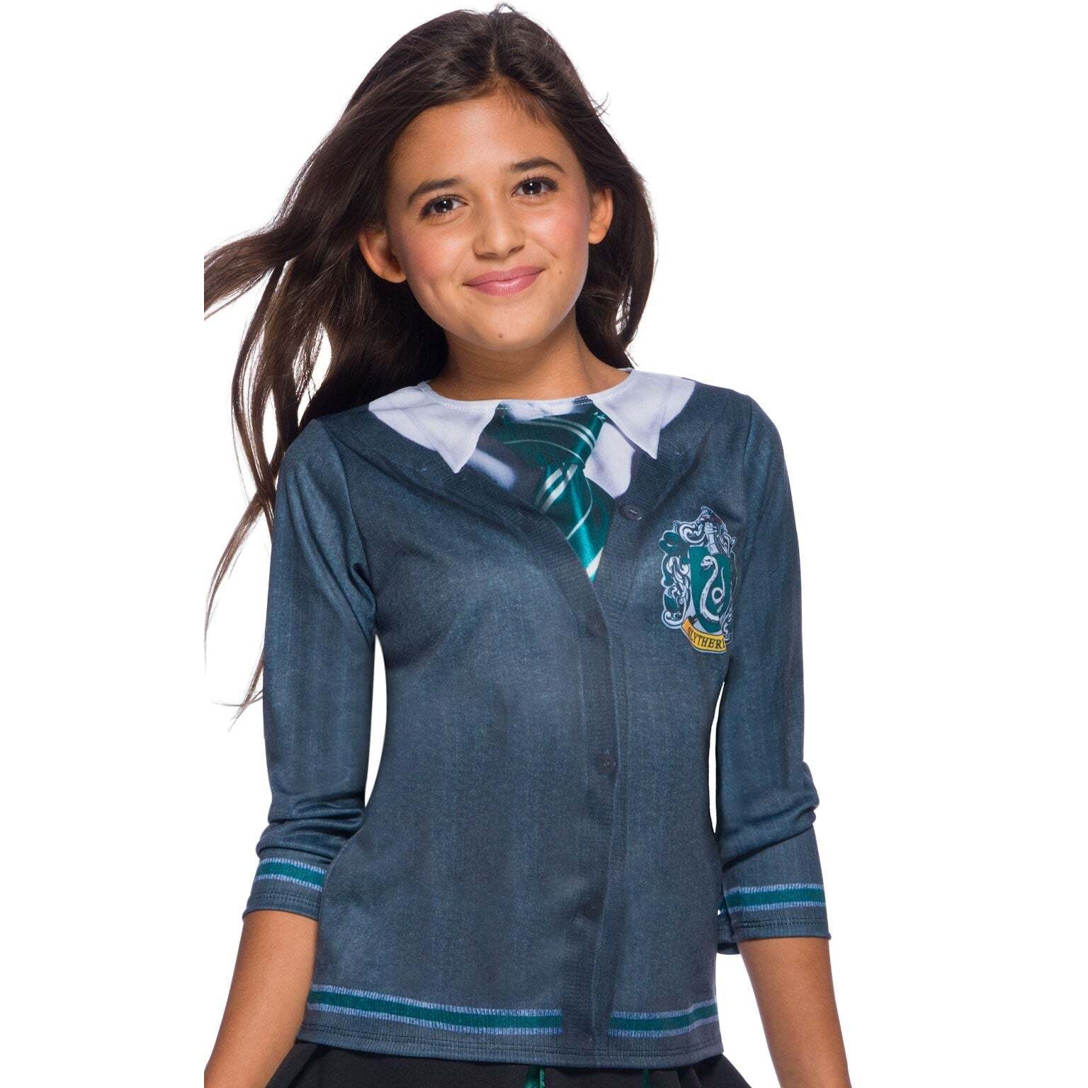 Slytherin Costume Top Kids Costume Jumper 1