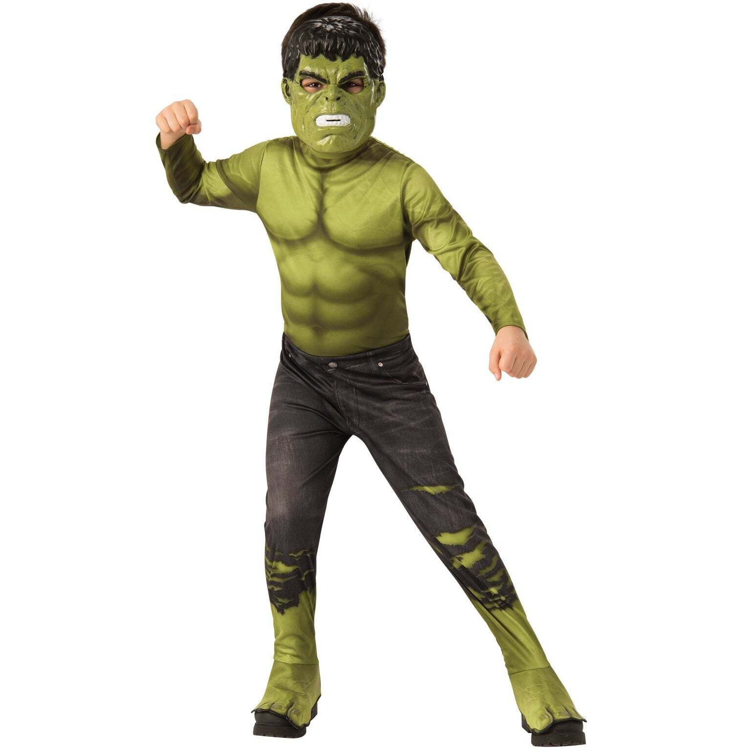 The Hulk Costume From Marvel Endgame Kids 1