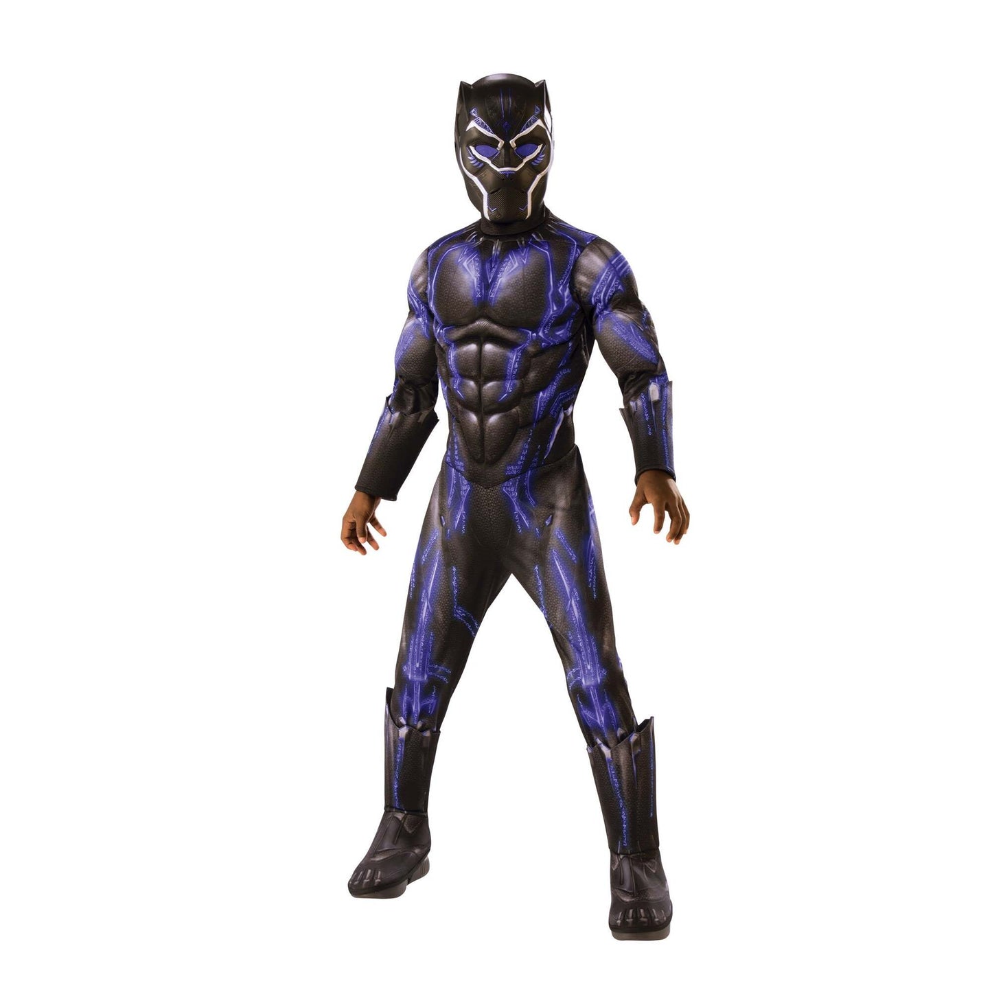Black Panther Costume Battle Deluxe Boys Wakanda Hero 1