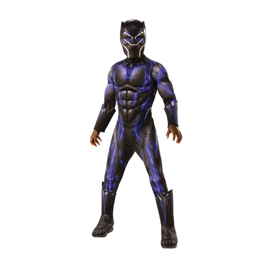 Black Panther Costume Battle Deluxe Boys Wakanda Hero 1