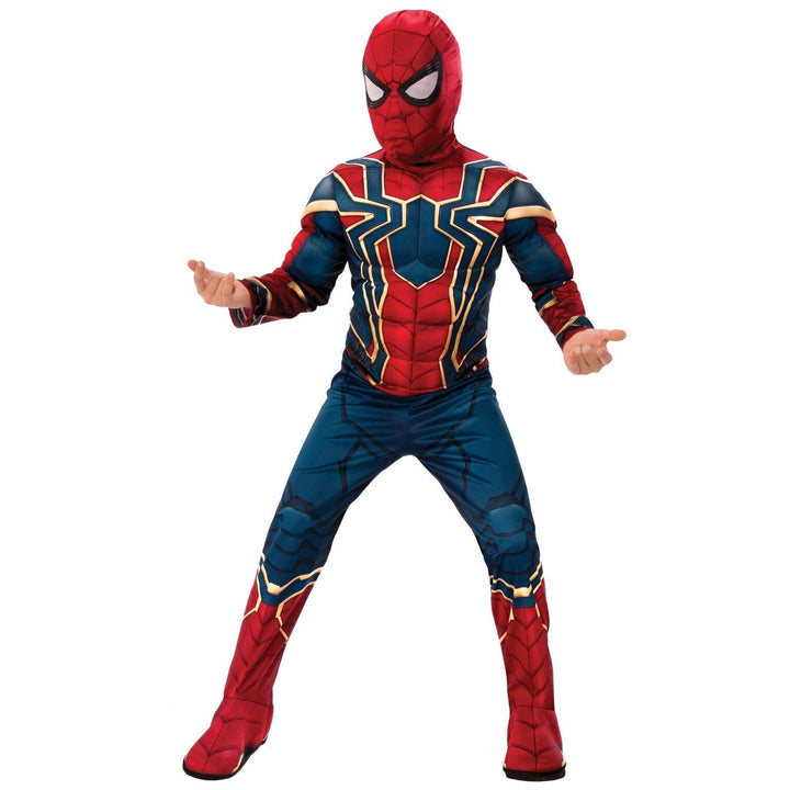 Iron Spider Muscle Child Spiderman Costume with Mask 1