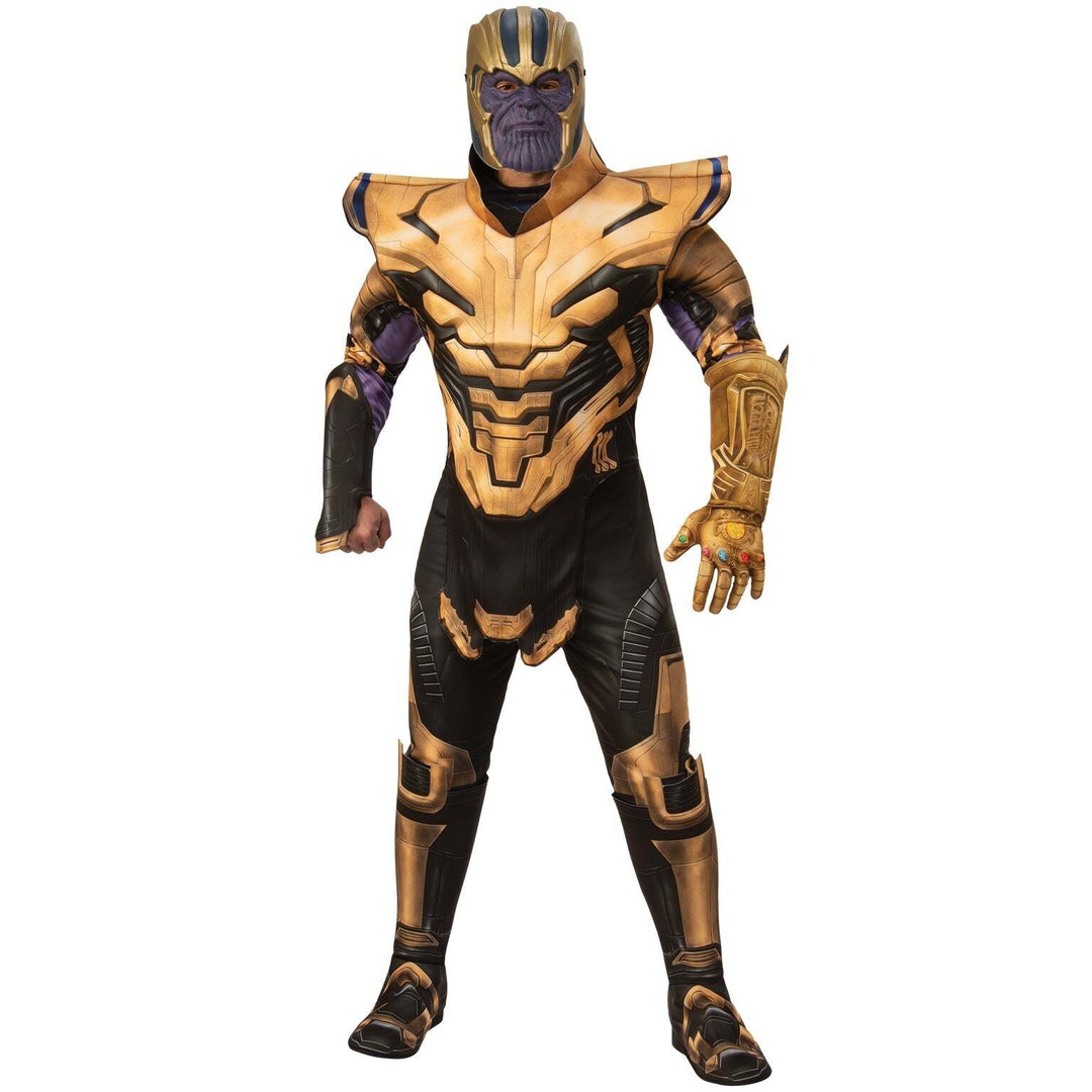 Thanos Costume Endgame Deluxe Mens Muscle Gold Armour 1