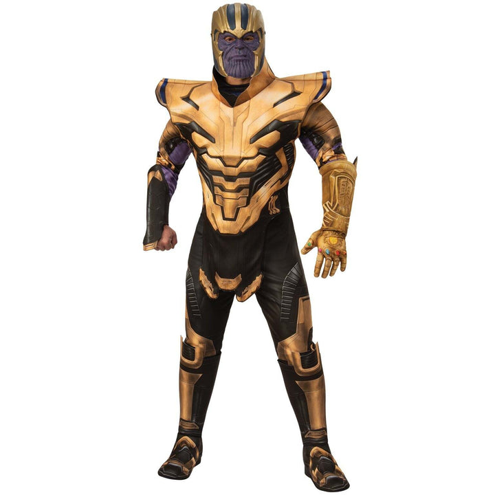 Thanos Costume Endgame Deluxe Mens Muscle Gold Armour 1