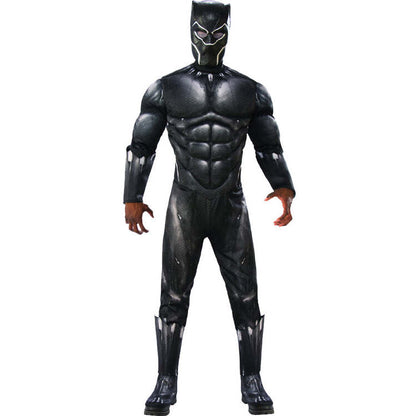 Black Panther Deluxe Mens Muscle Padded Costume 1