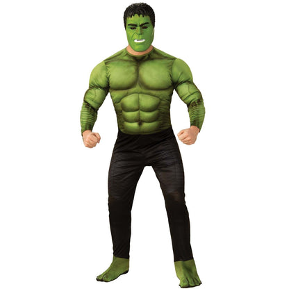 Hulk Costume Mens Muscle Padded and Mask 1