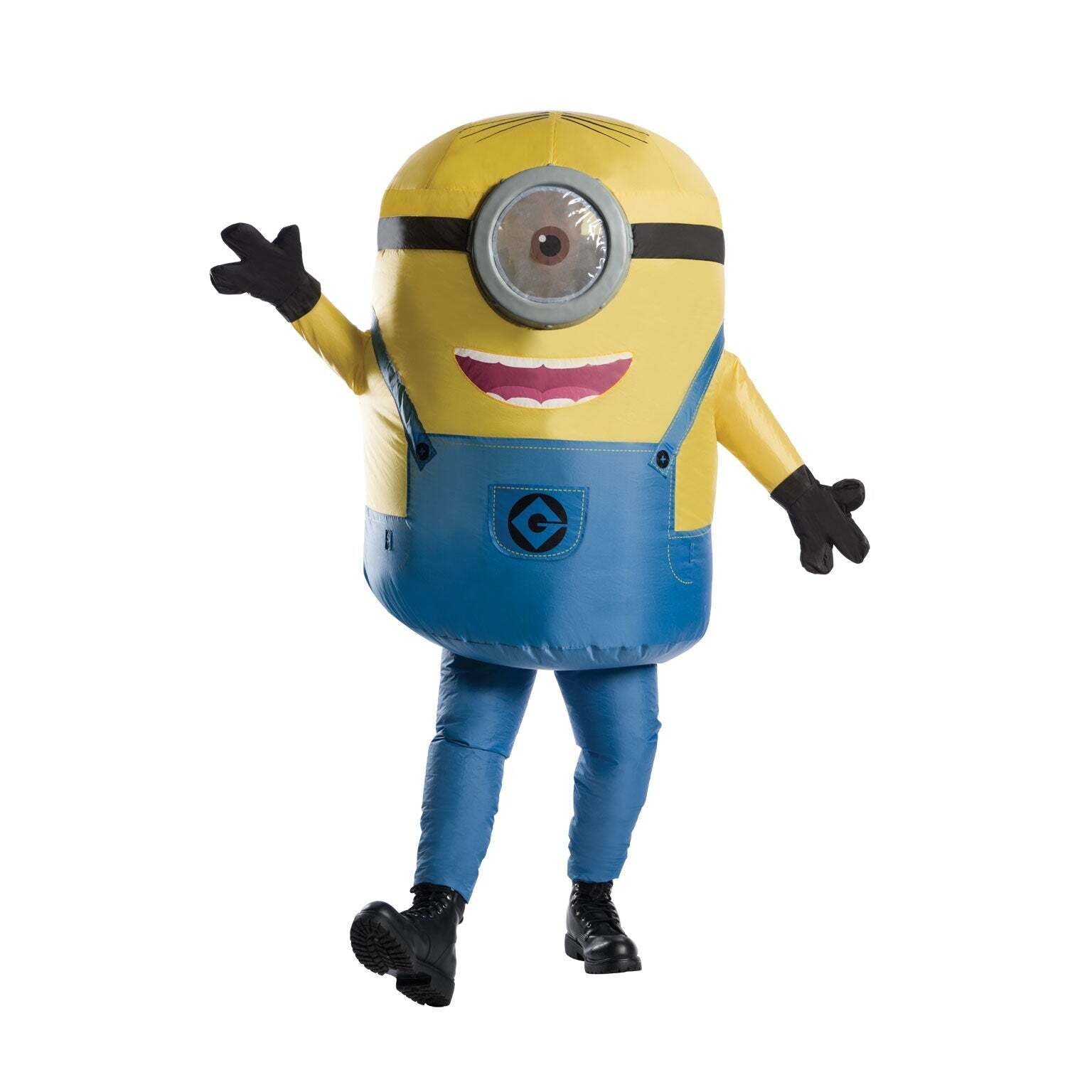 Inflatable Minion Stuart Costume Adult Yellow Suit 1