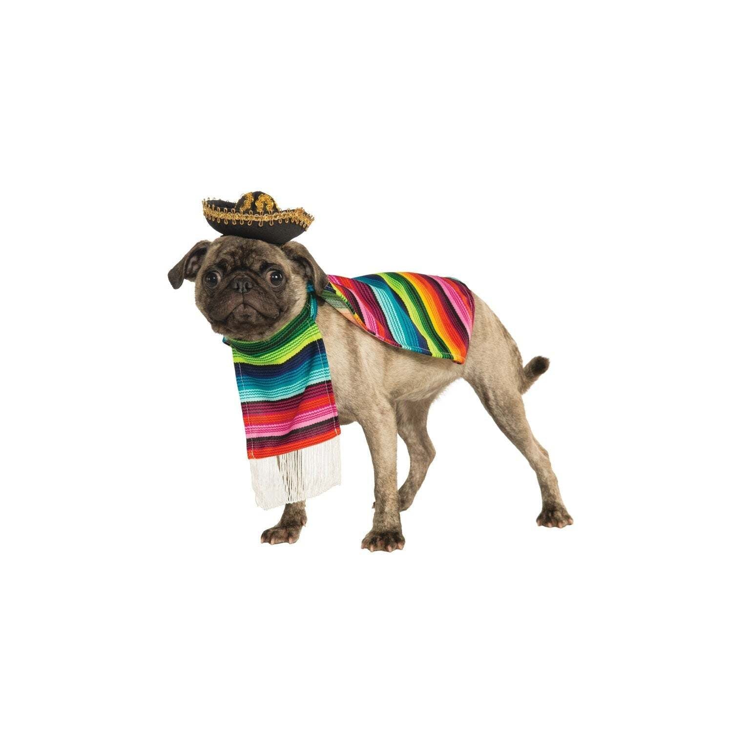 Mexican Serape Pet Dog Costume 1