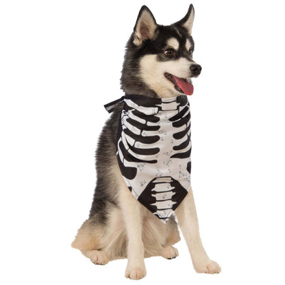 Skeleton Bandana Pet Costume 1