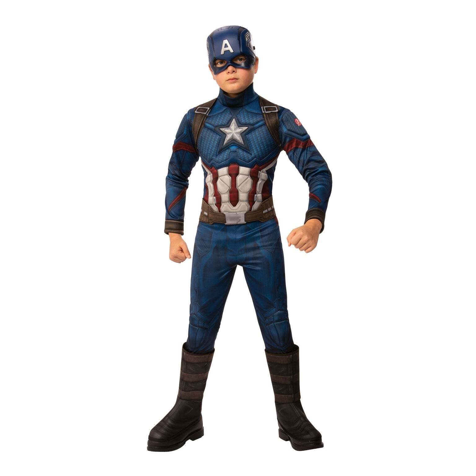 Captain America Costume Boys Deluxe Avengers Endgame 1