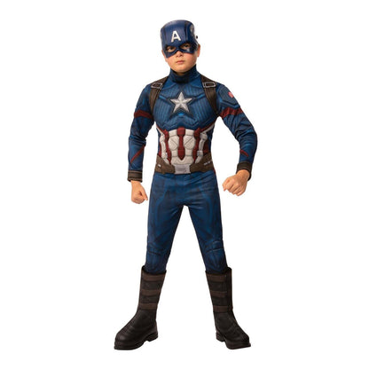 Captain America Costume Boys Deluxe Avengers Endgame 1
