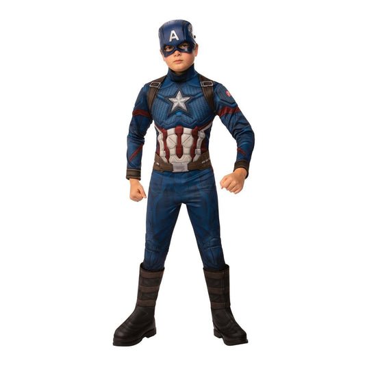 Captain America Costume Boys Deluxe Avengers Endgame 1