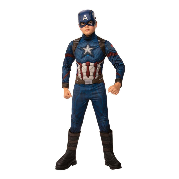 Captain America Costume Boys Deluxe Avengers Endgame 1