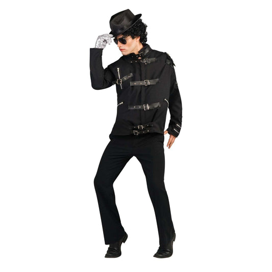 Deluxe Bad Black Buckle Jacket Adult 1