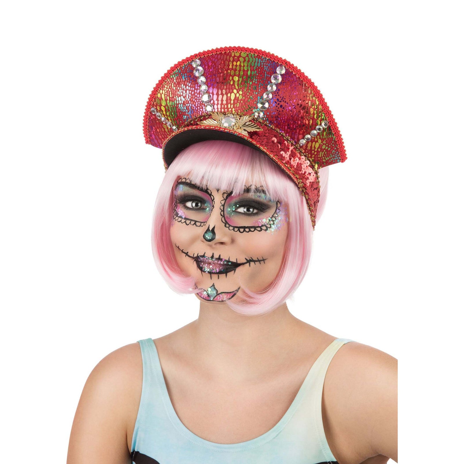 Festival Military Hat Pink Party 1