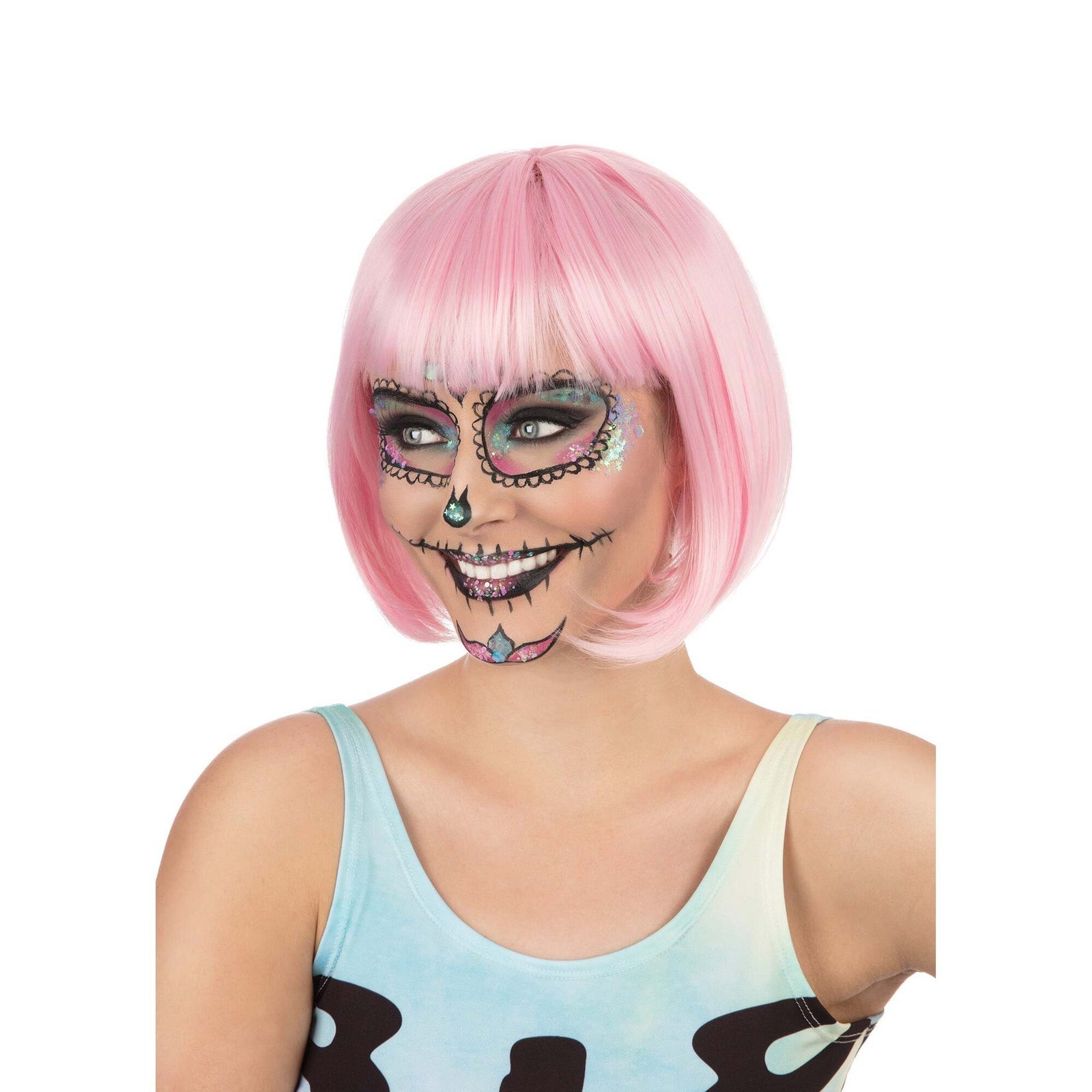 Festival Pink Elegance Wig 1