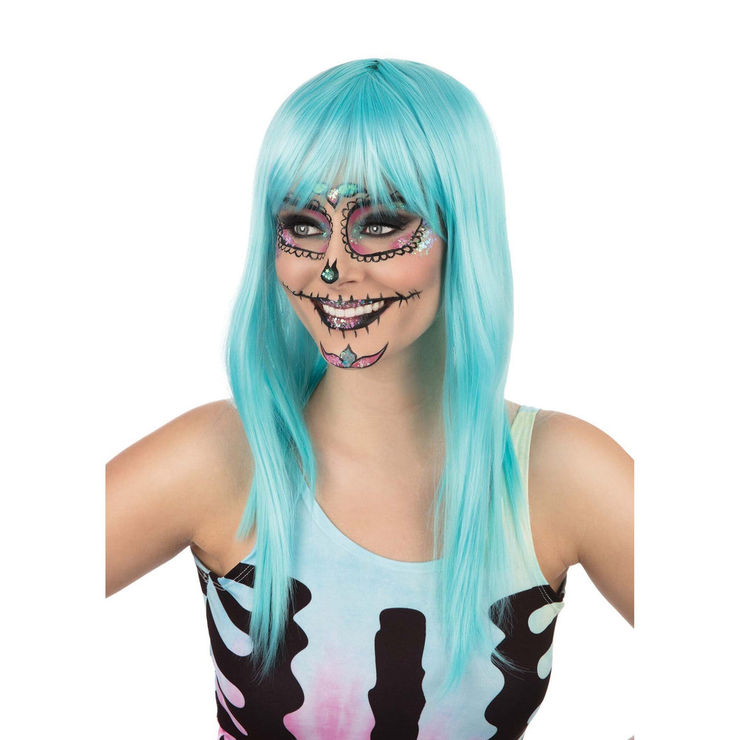 Festival Blue Passion Wig 1