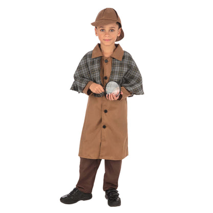 Detective Boy Kit Sherlock Holmes Costume for Kids 1