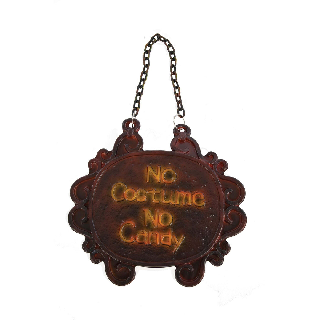 No Custume Candy Sign 1