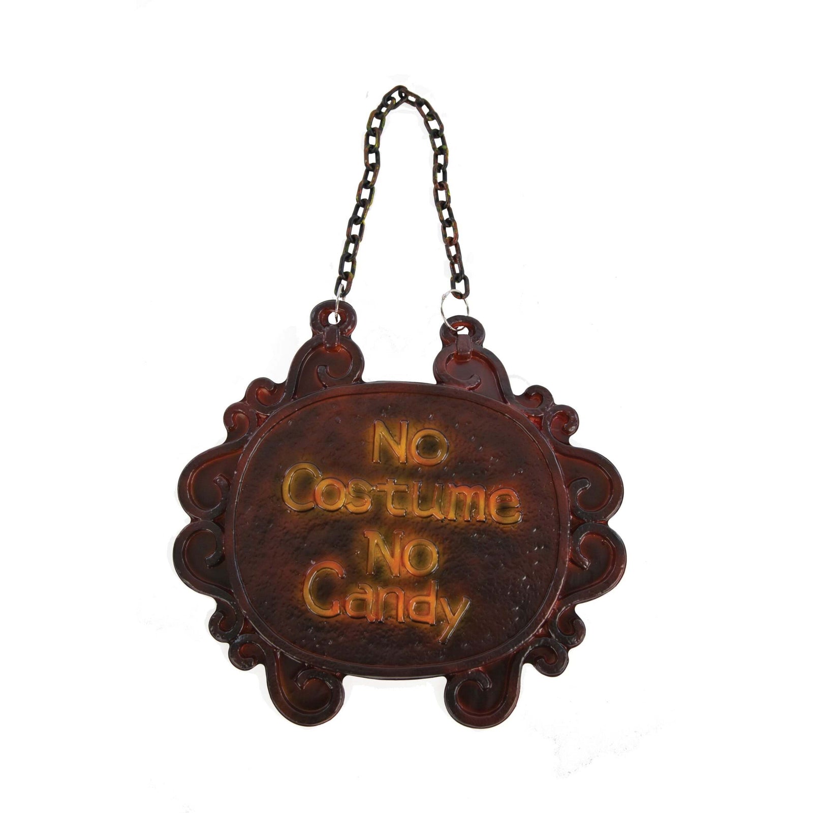 No Custume Candy Sign 1