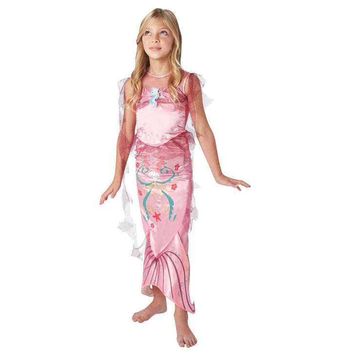 Pink Mermaid Ariel Childs Costume 1