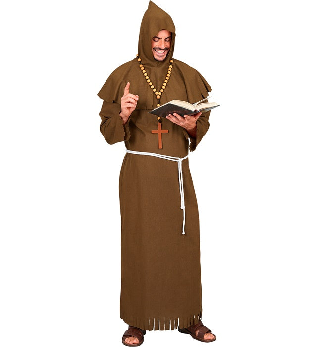 Historical Monk  Robe, Belt, Hood  Heavy Weave Fabric