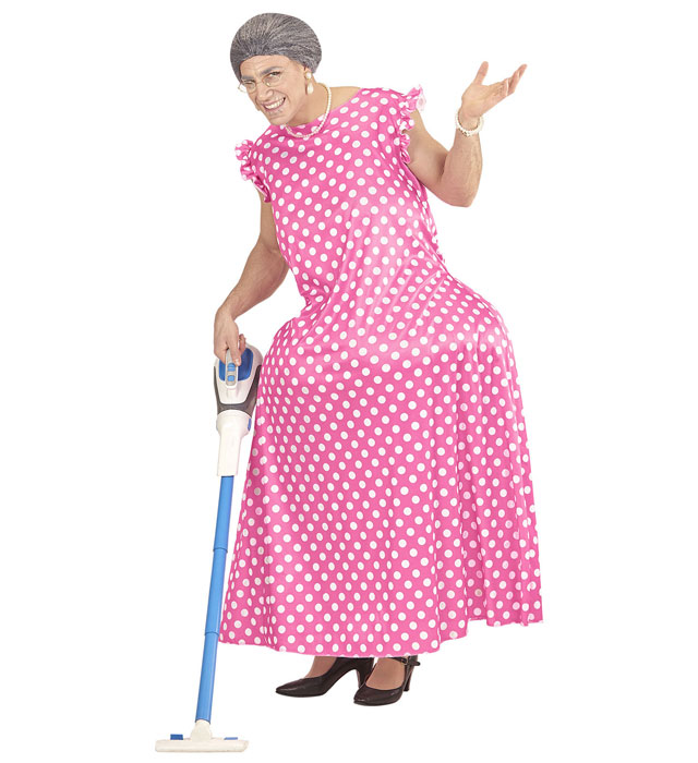 Grandma  Fat Woman Overalls, Dress 