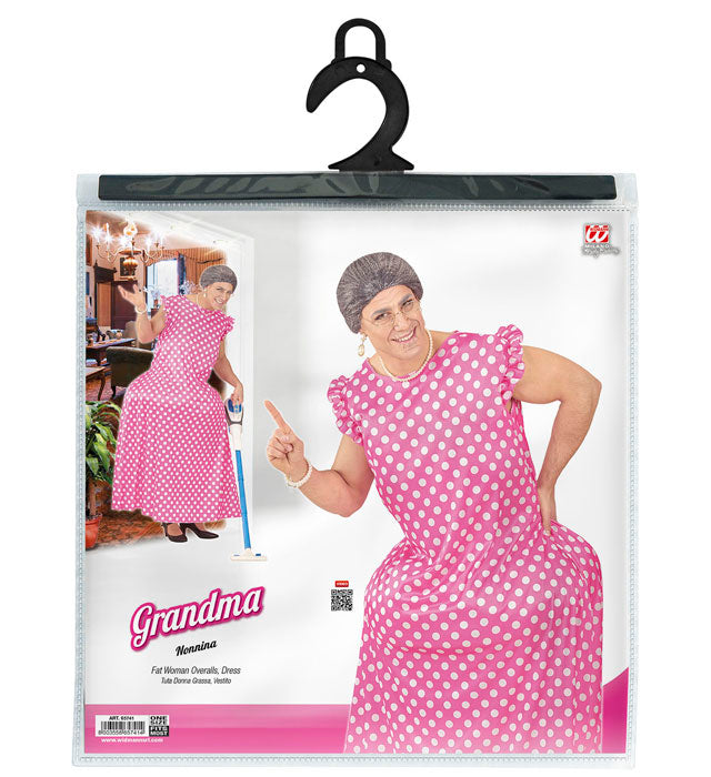 Grandma  Fat Woman Overalls, Dress 