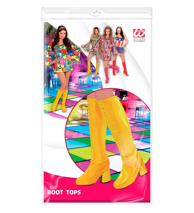 Pairs Of Yellow Boot Tops