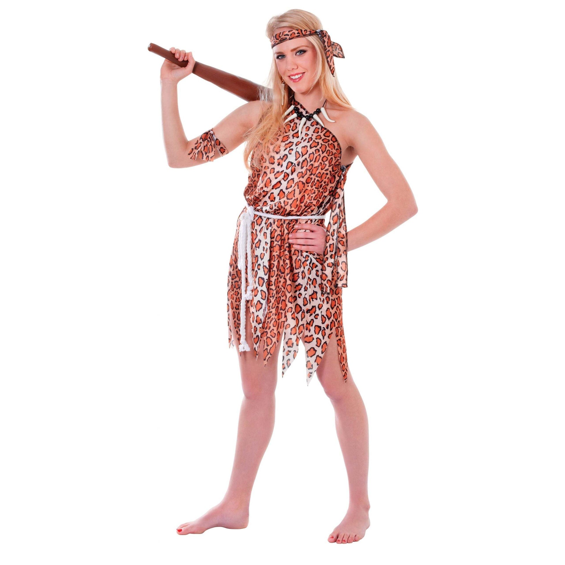 Womens Cavewoman Adult Costume Female Halloween 1
