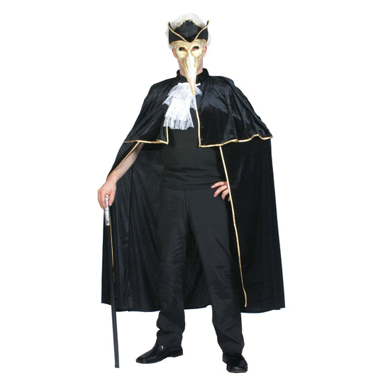 Mens Venetian Cape Adult Costume Male Halloween 1