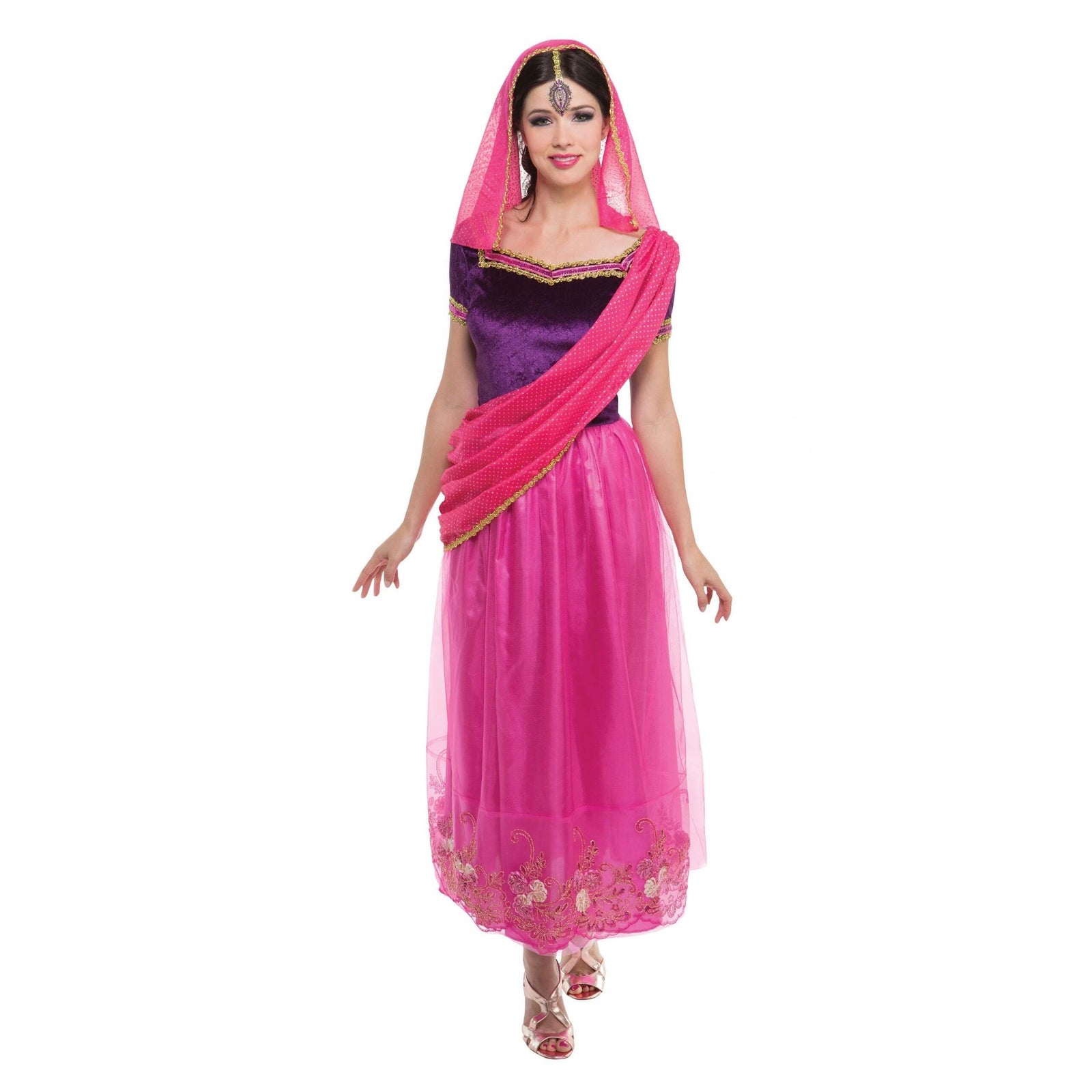 Bollywood Lady Adult Costume Female Uk Size 10 14 1