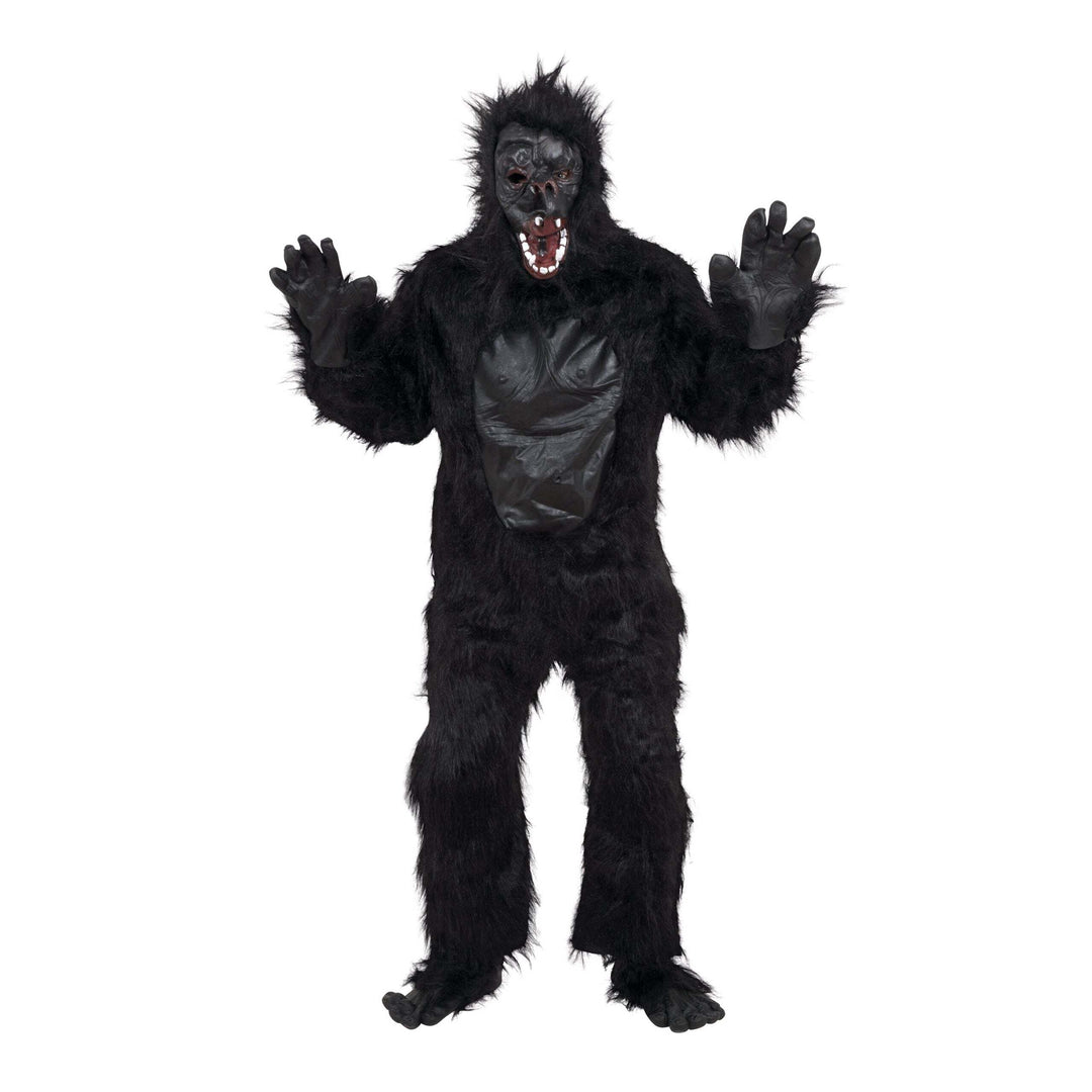 Gorilla Costume &amp; Rubber Chest Adult Unisex 1