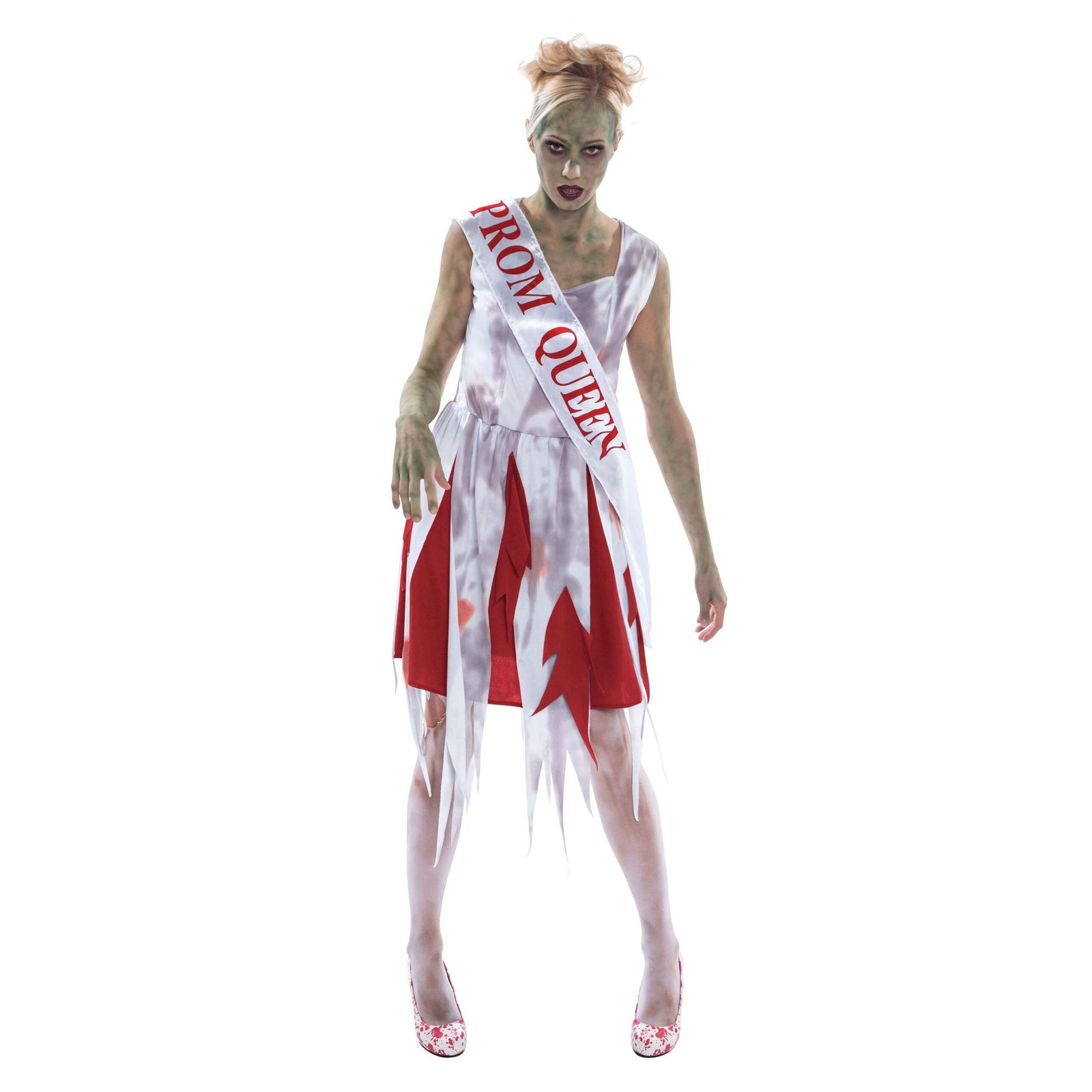 Horror Prom Queen Adult Zombie Lady Costume 1
