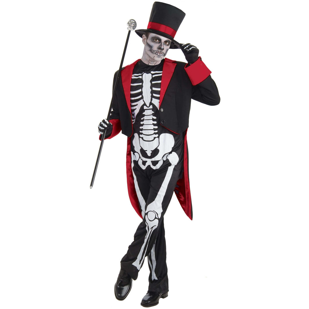 Mr Bone Jangles Costume Adult Day of the Dead Suit 1