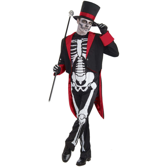 Mr Bone Jangles Costume Adult Day of the Dead Suit 1
