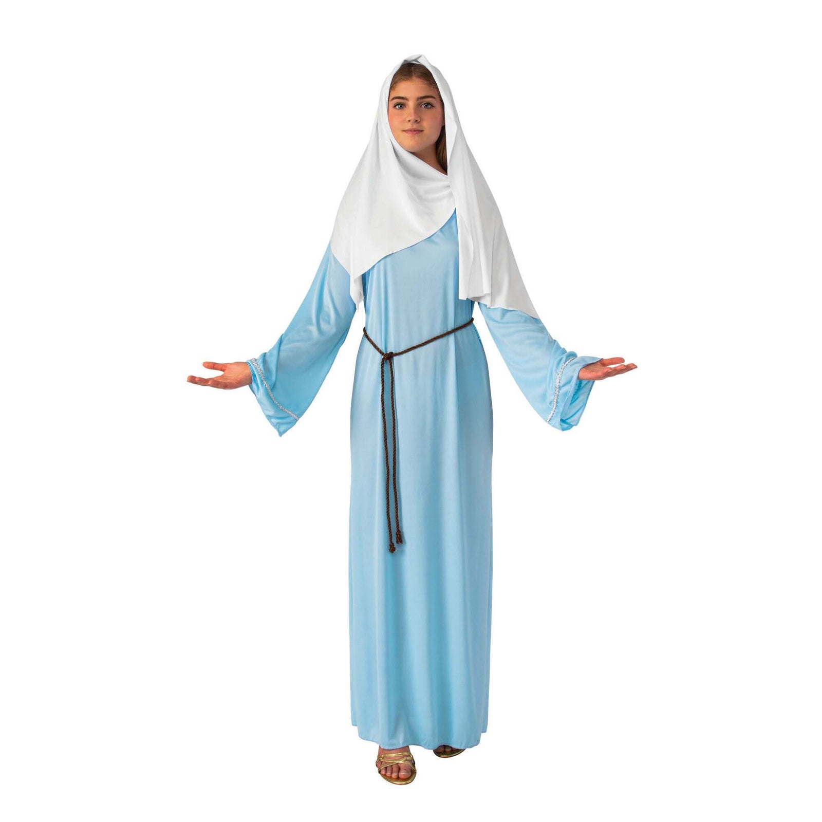 Virgin Mary Costume Womens Nativity Dress 1