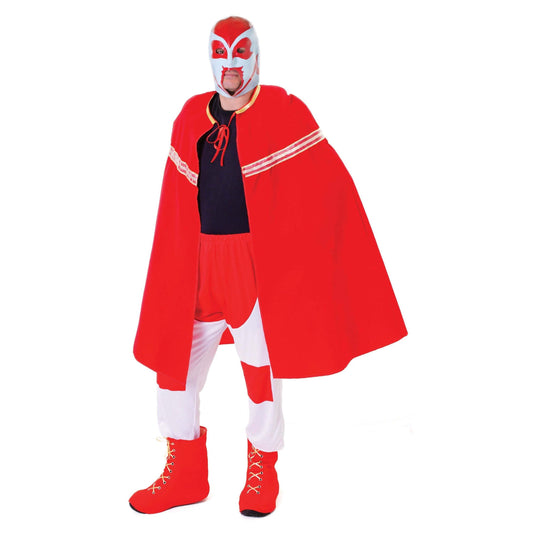 Mens Wrestler + Mask Adult Costume Male Halloween 1