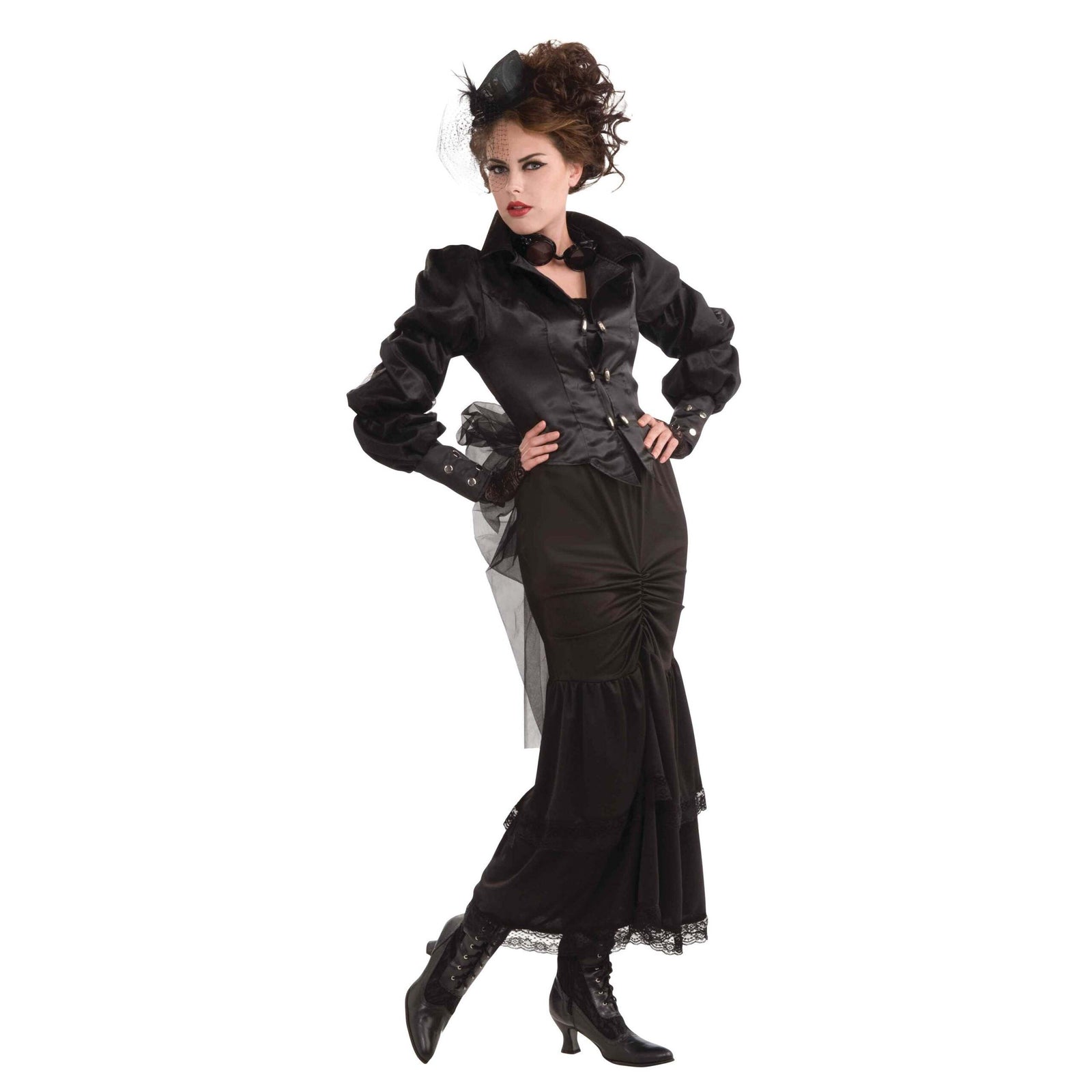 Womens Steampunk Victorian Lady Adult Costume Female Halloween 1