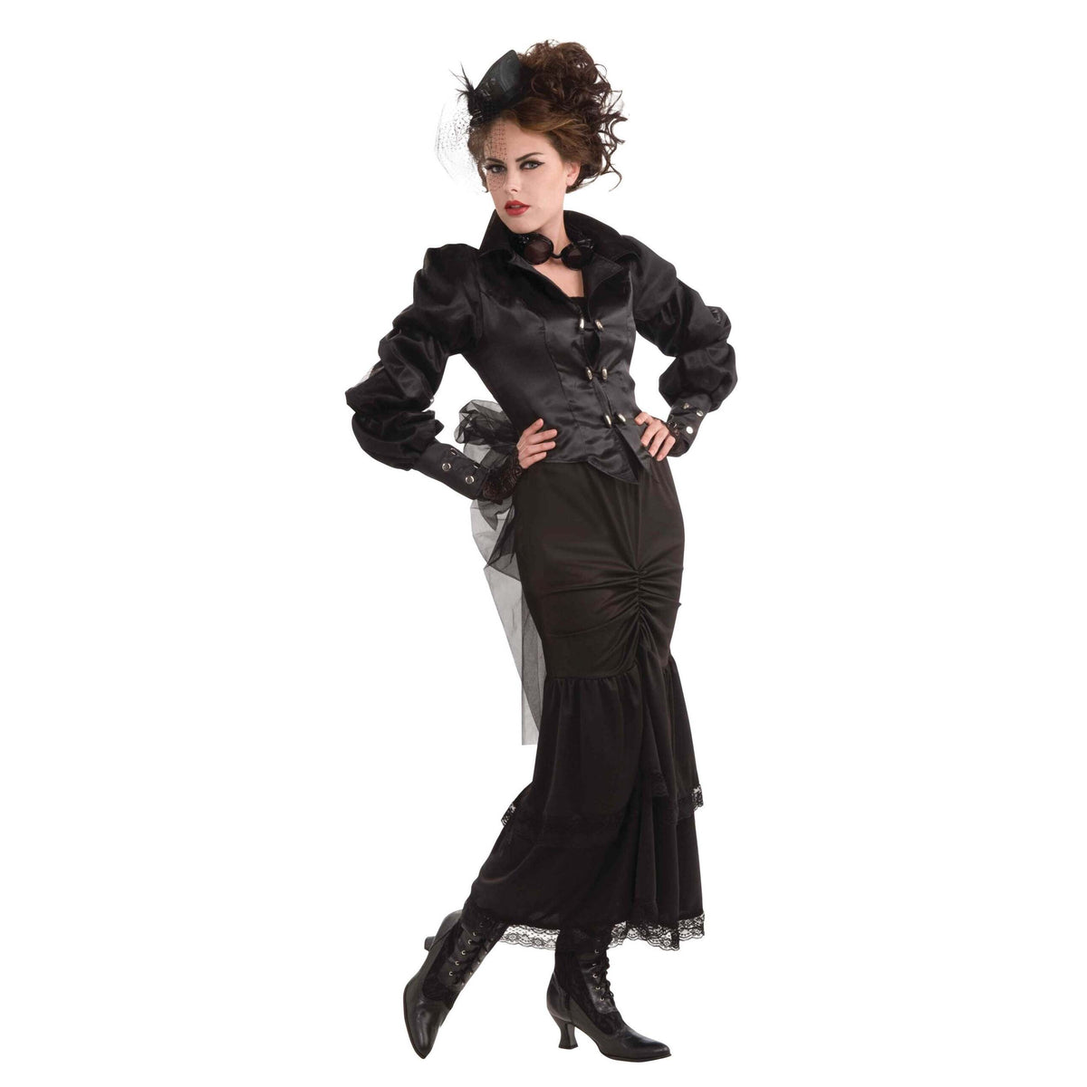 Womens Steampunk Victorian Lady Adult Costume Female Halloween 1