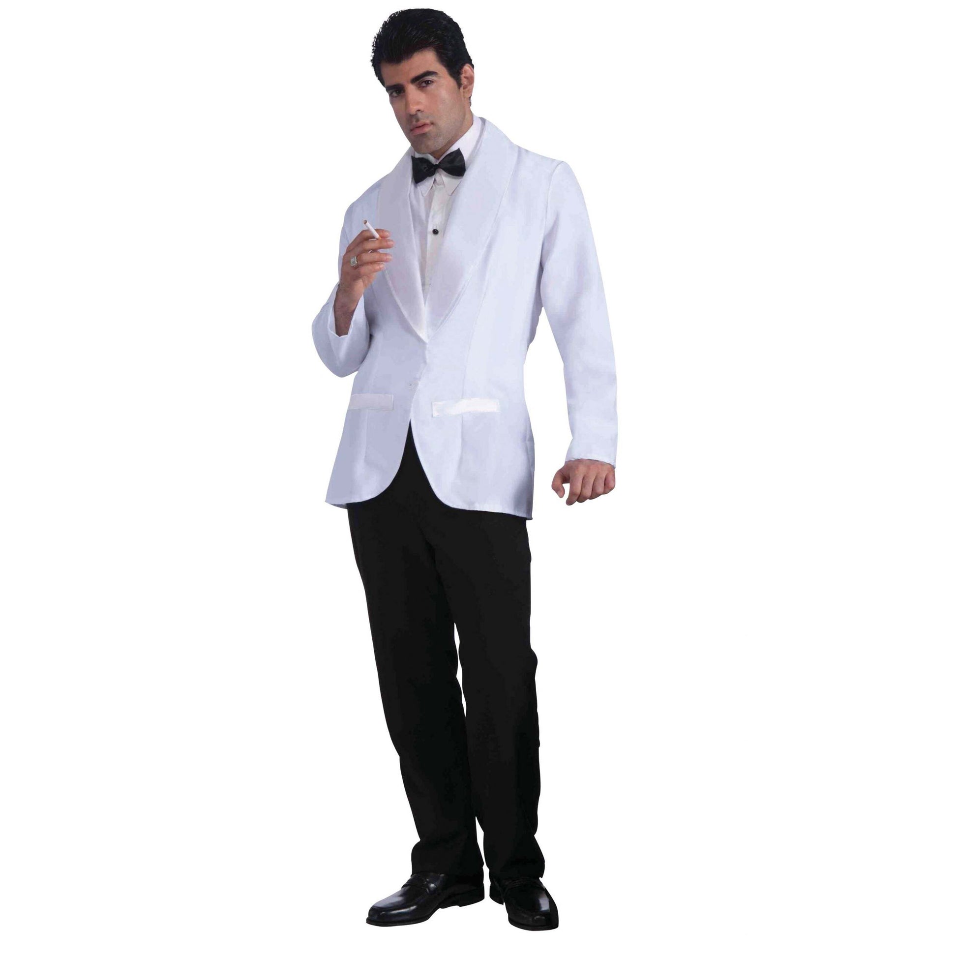 Mens Formal White Jacket Adult Costume Male Halloween 1