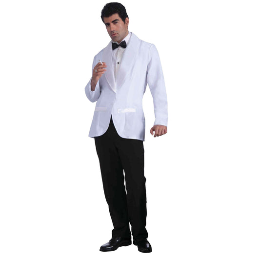 Mens Formal White Jacket Adult Costume Male Halloween 1