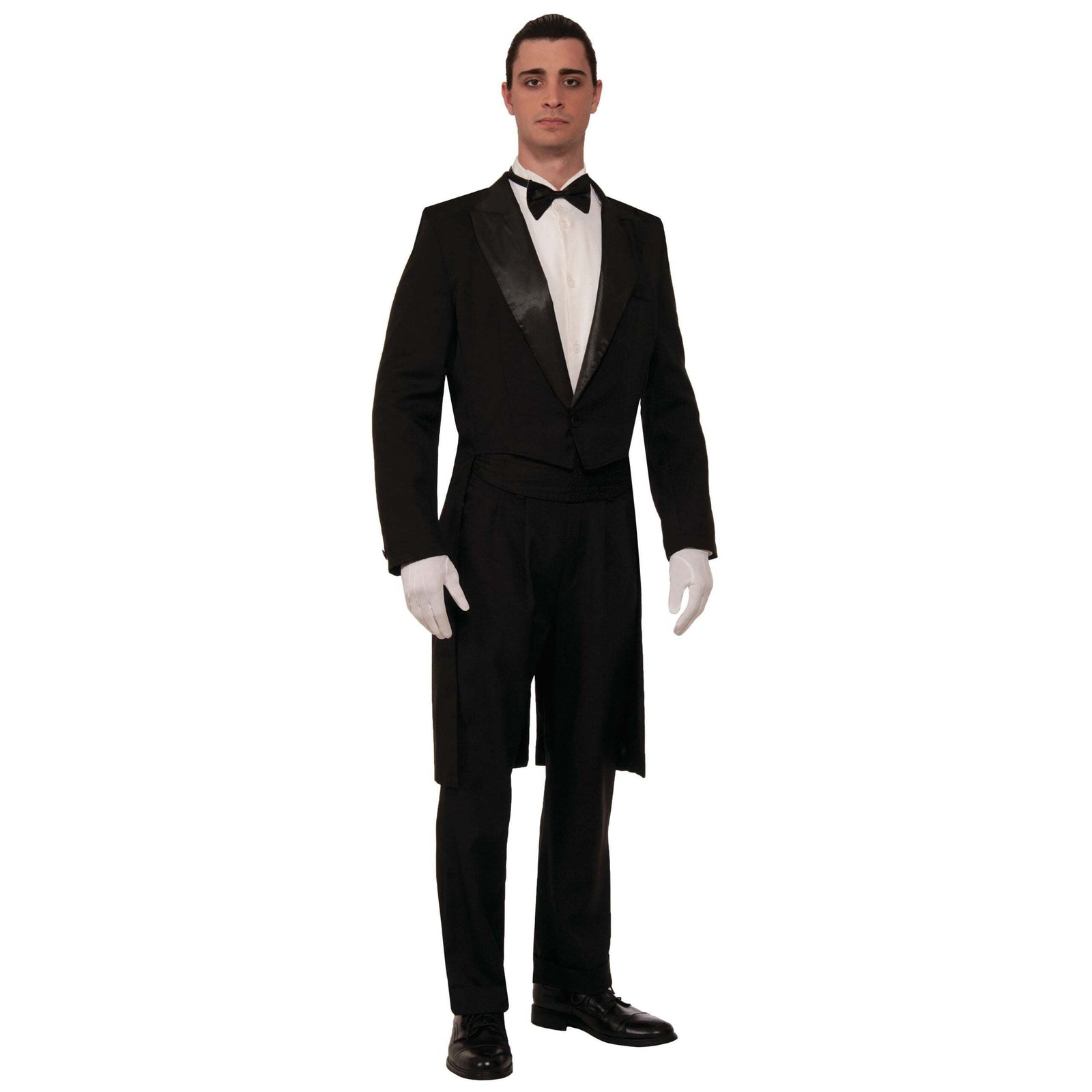 Mens Tuxedo Tailcoat + Trousers Adult Costume Male Halloween 1