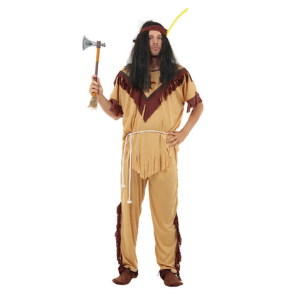 Native American Inspired Indian Man Costume 1