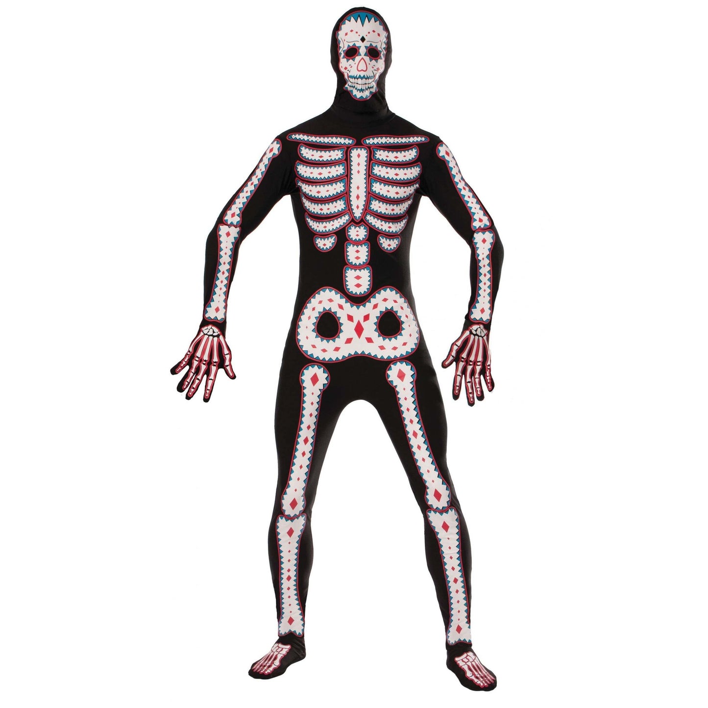 Mens Day Of The Dead Disappearing Man Adult Costume Male Halloween 1