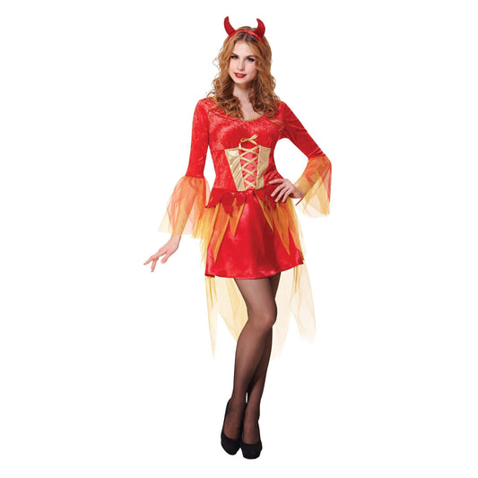 Womens Devil Maiden Adult Costume Female Halloween 1