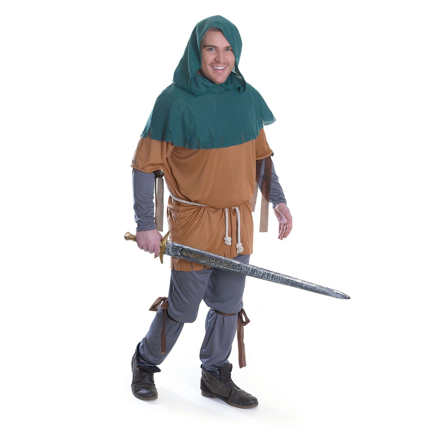 Mens Little John Adult Costume Male Halloween 1