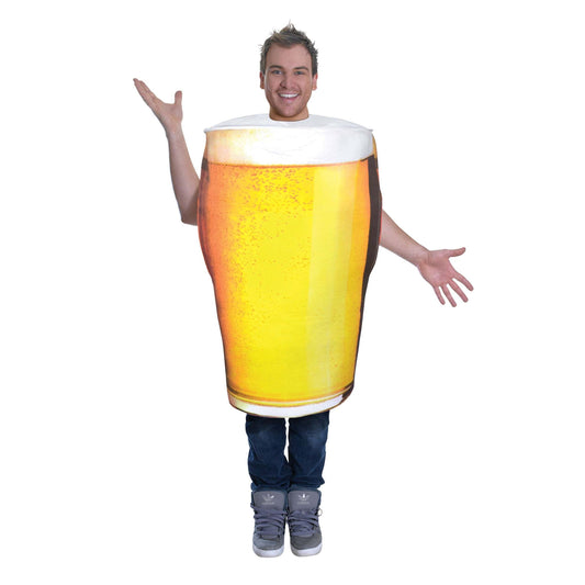 Mens Pint Of Beer Costume Adult Male Halloween 1